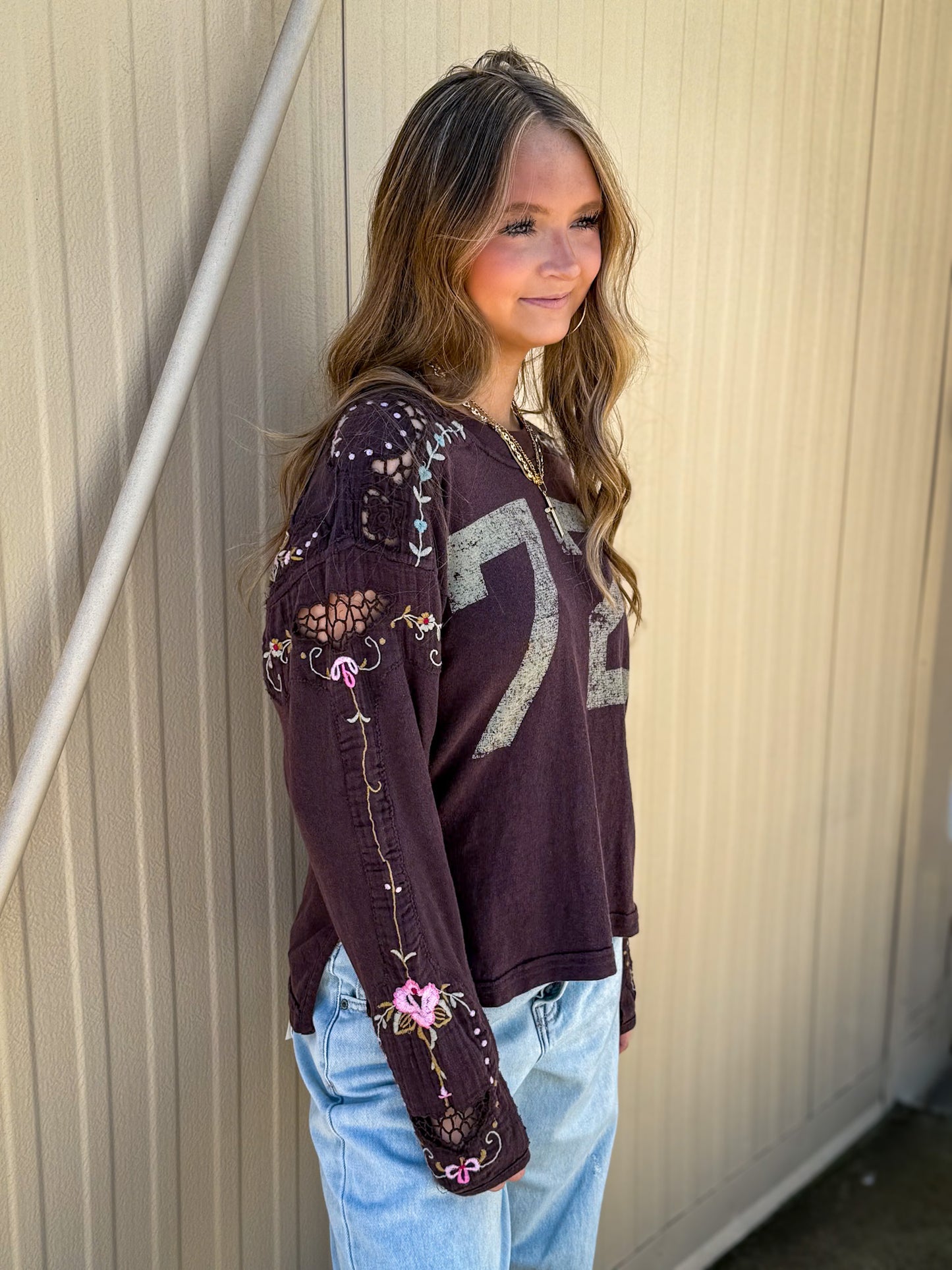 Free People - Lilth Tee - CHOCOLATE