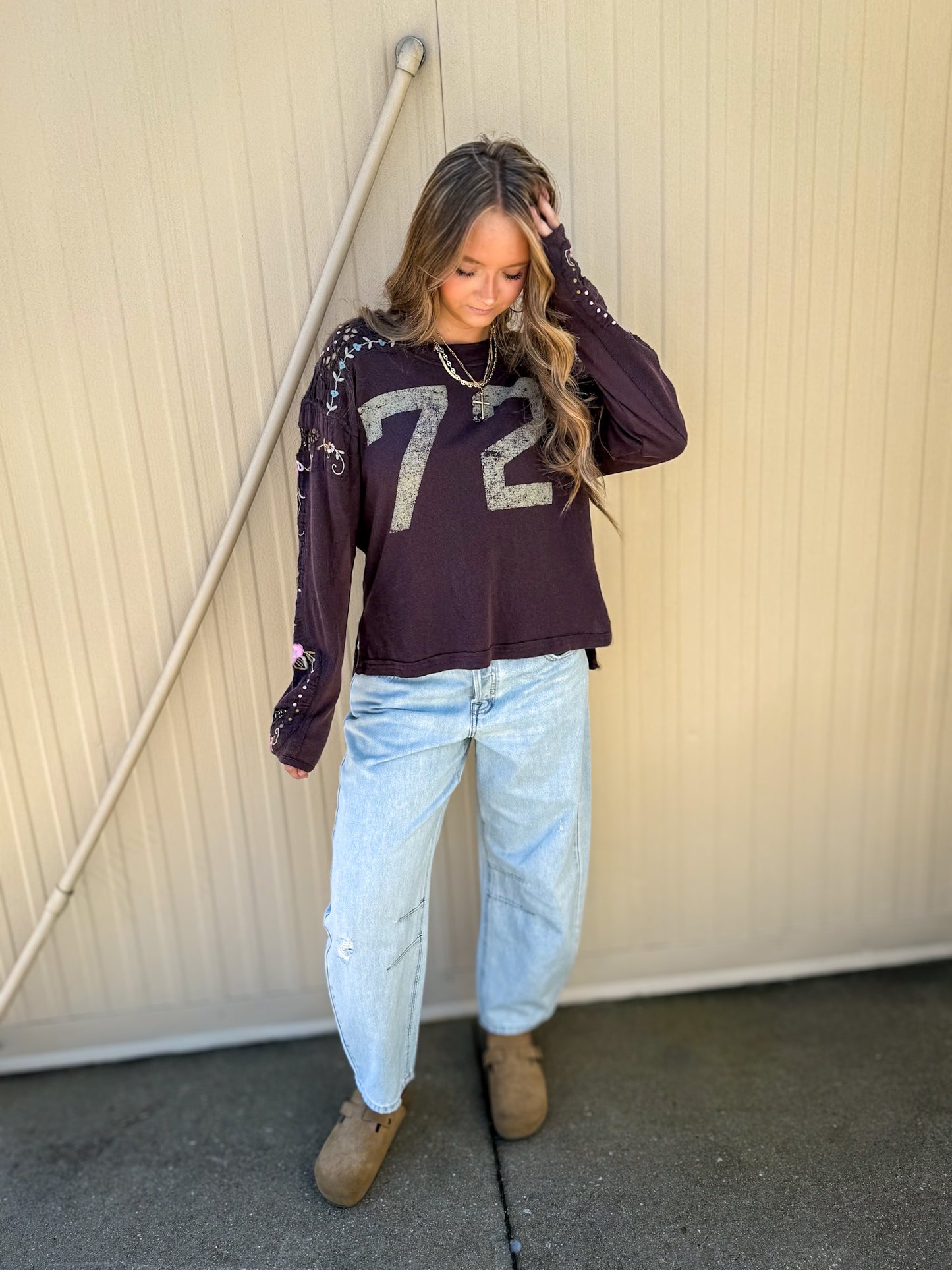 Free People - Lilth Tee - CHOCOLATE