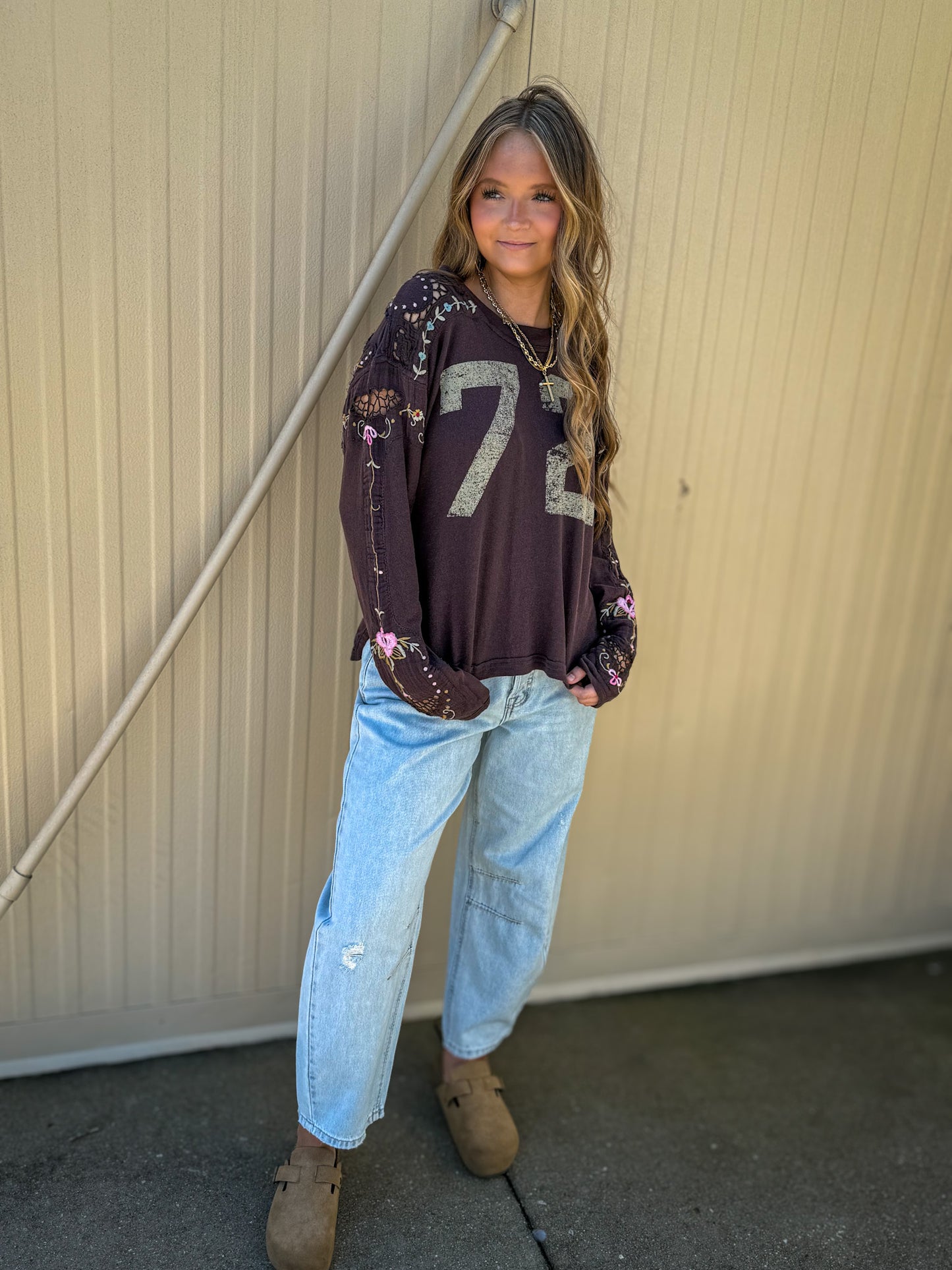 Free People - Lilth Tee - CHOCOLATE