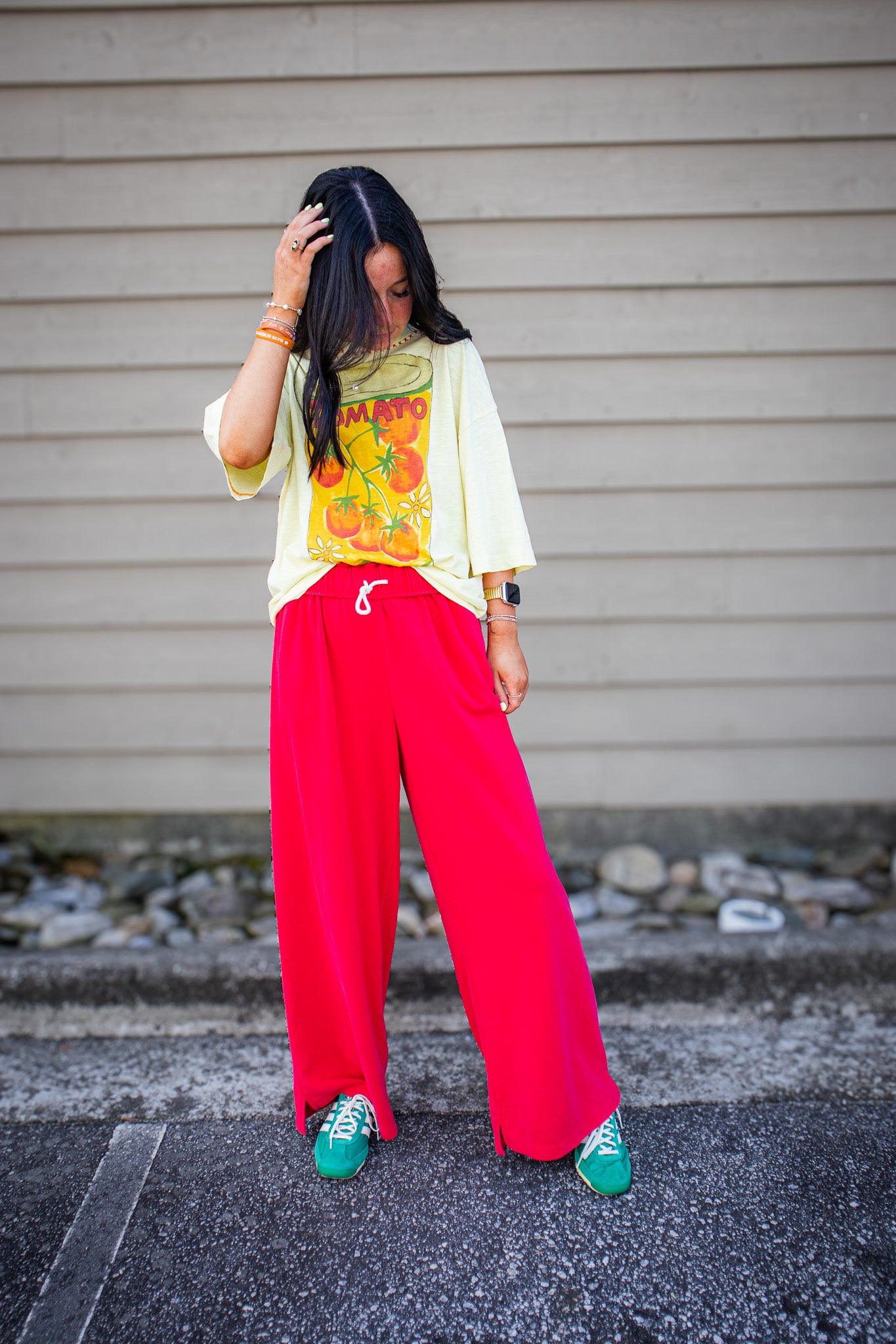Free People - In Spring Tee - LEMON WATER COMBO