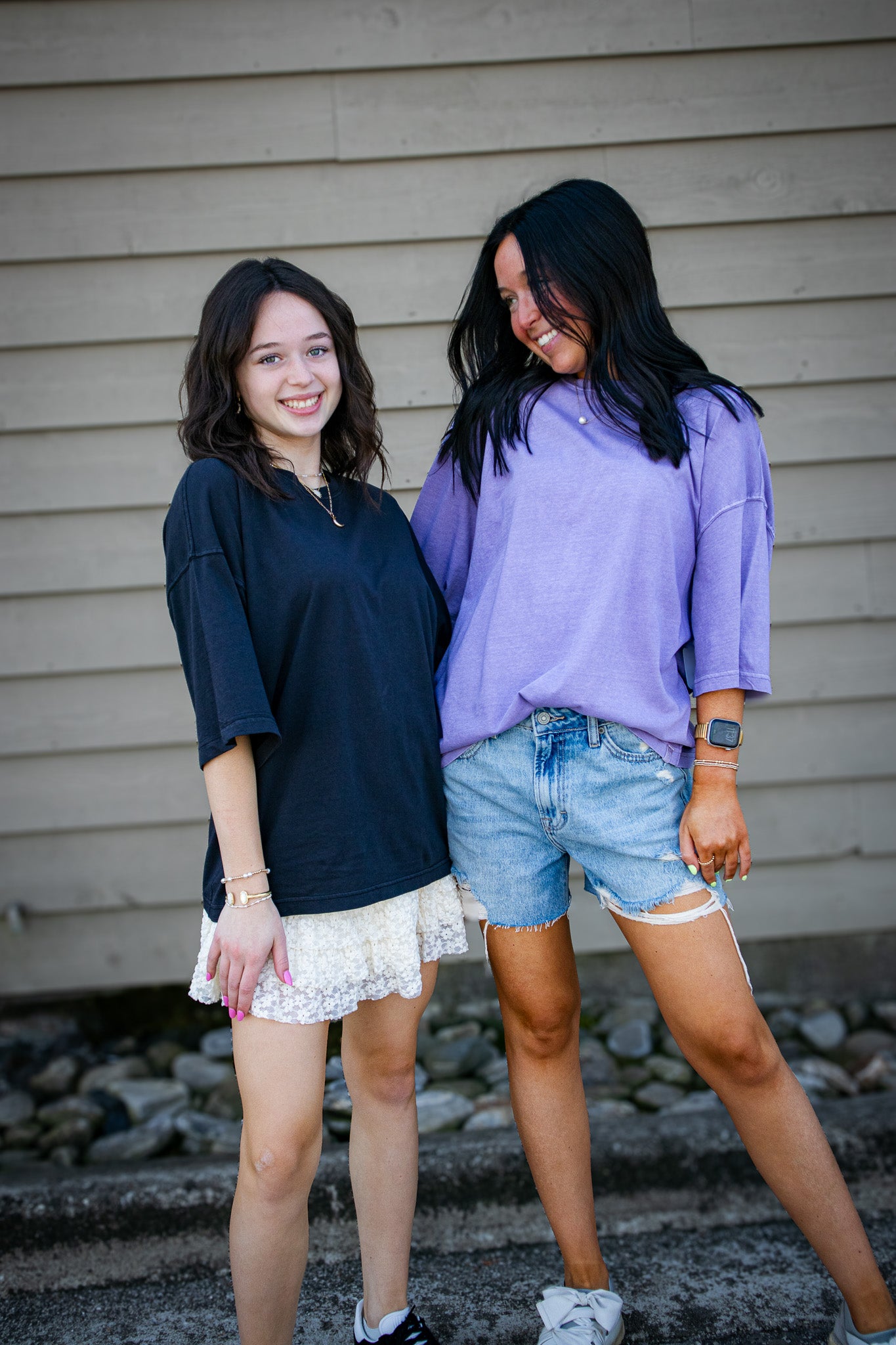 Free People - Perfect Oversized Tee - BLACK