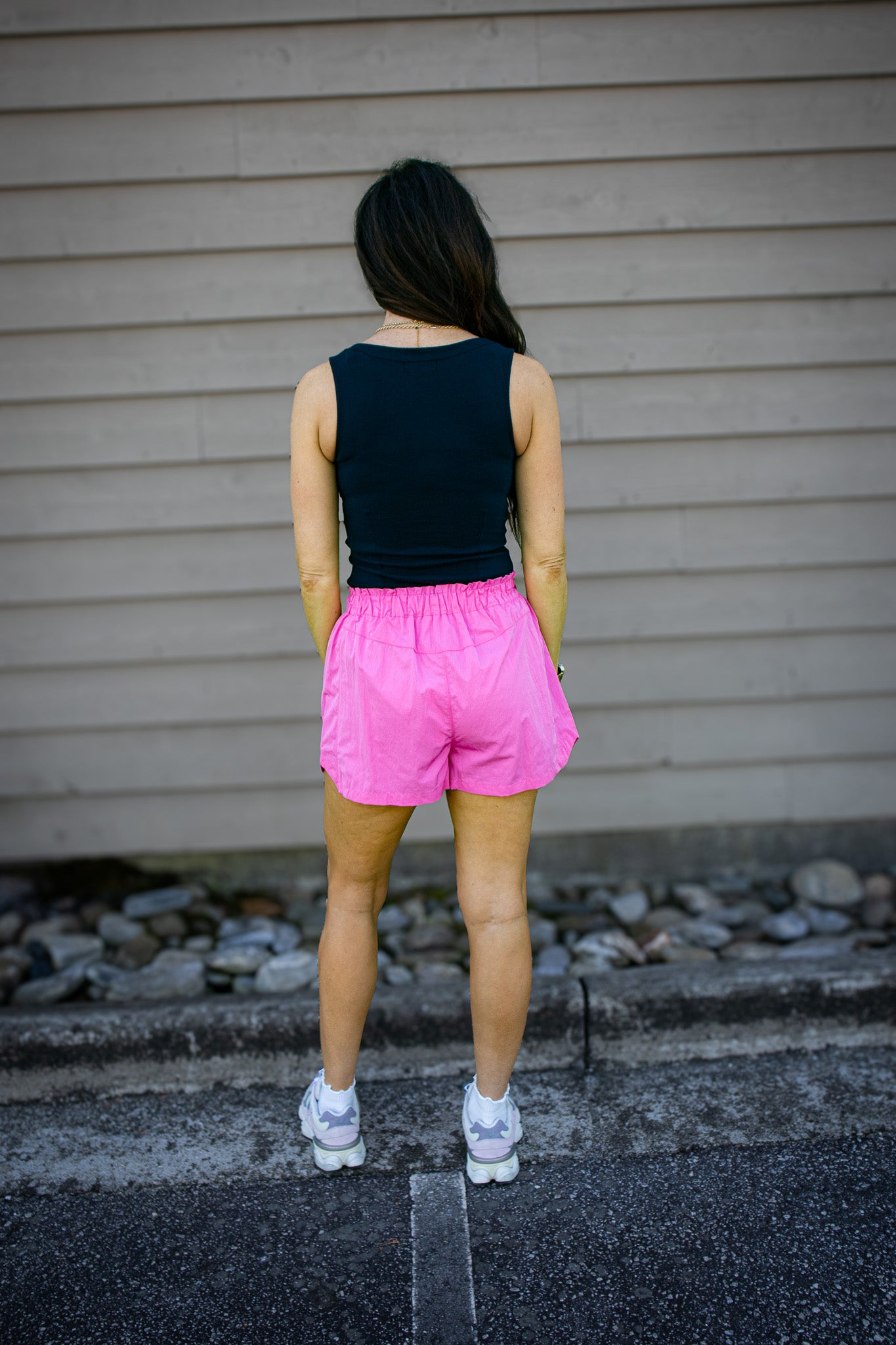 Electric Pink Cargo Shorts