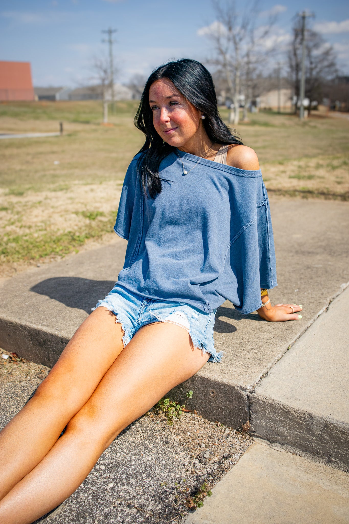 Free People - Next Level Tee - NIGHT SHADOW