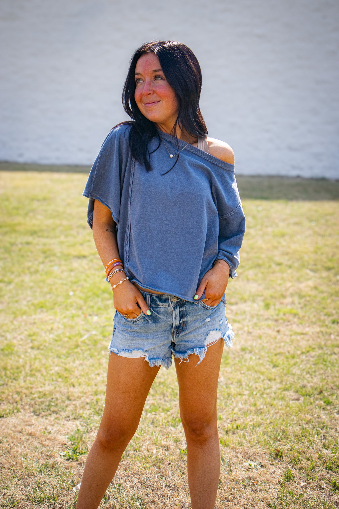 Free People - Next Level Tee - NIGHT SHADOW