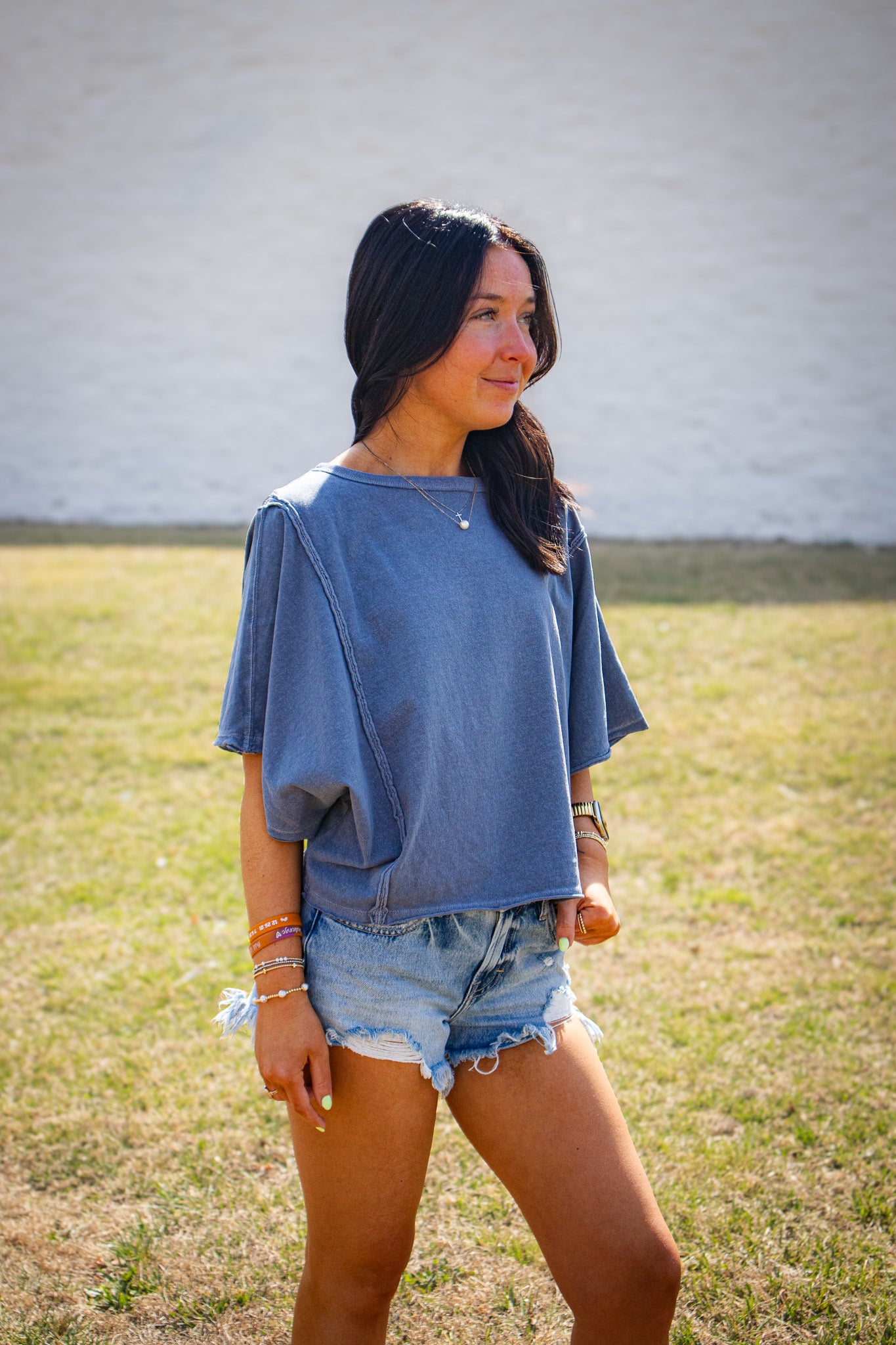 Free People - Next Level Tee - NIGHT SHADOW