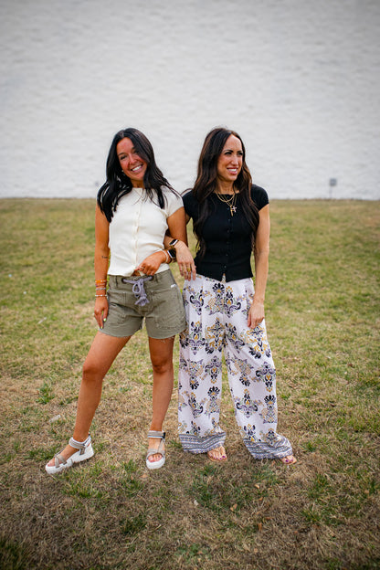 Free People - Moxie Barrel Shorts - FERN