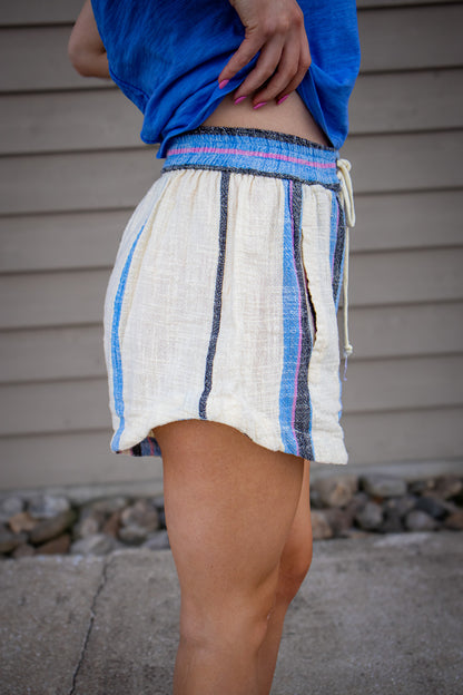 Free People - Kalli Board Shorts - SAND COMBO