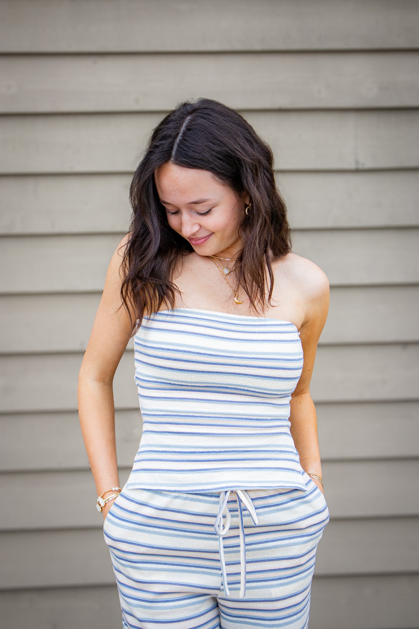 East Coast Blues Stripe Set