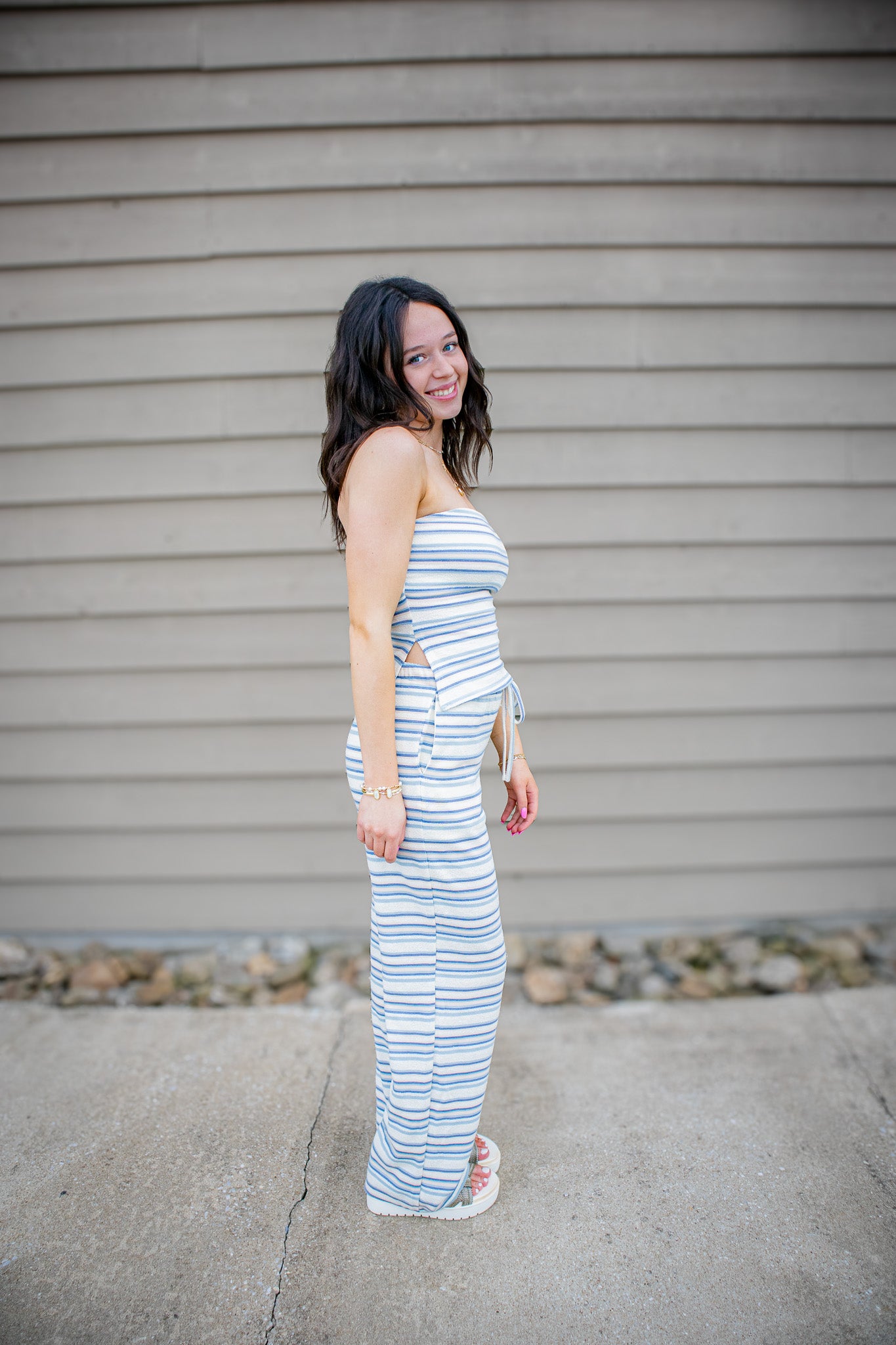 East Coast Blues Stripe Set