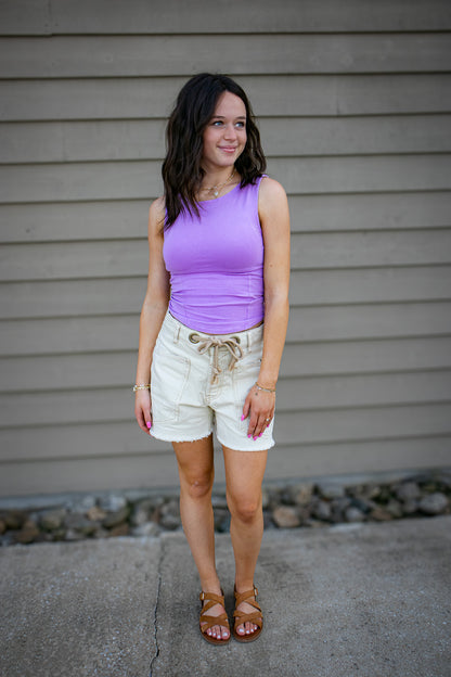 Free People - Iconic Tank - BUBBLE TEA (PURPLE)