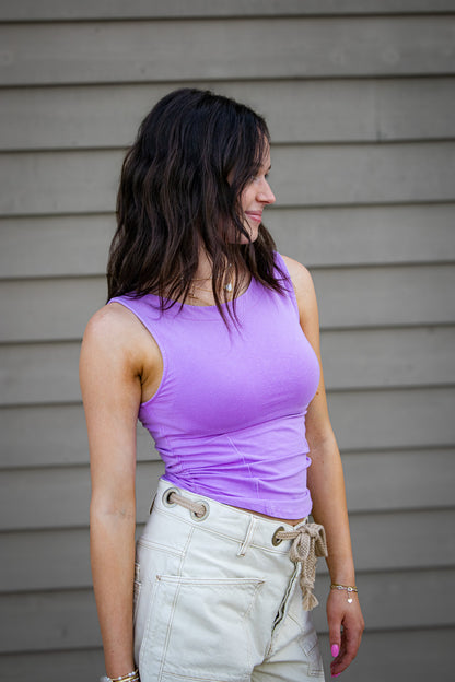 Free People - Iconic Tank - BUBBLE TEA (PURPLE)