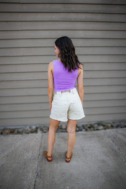 Free People - Iconic Tank - BUBBLE TEA (PURPLE)