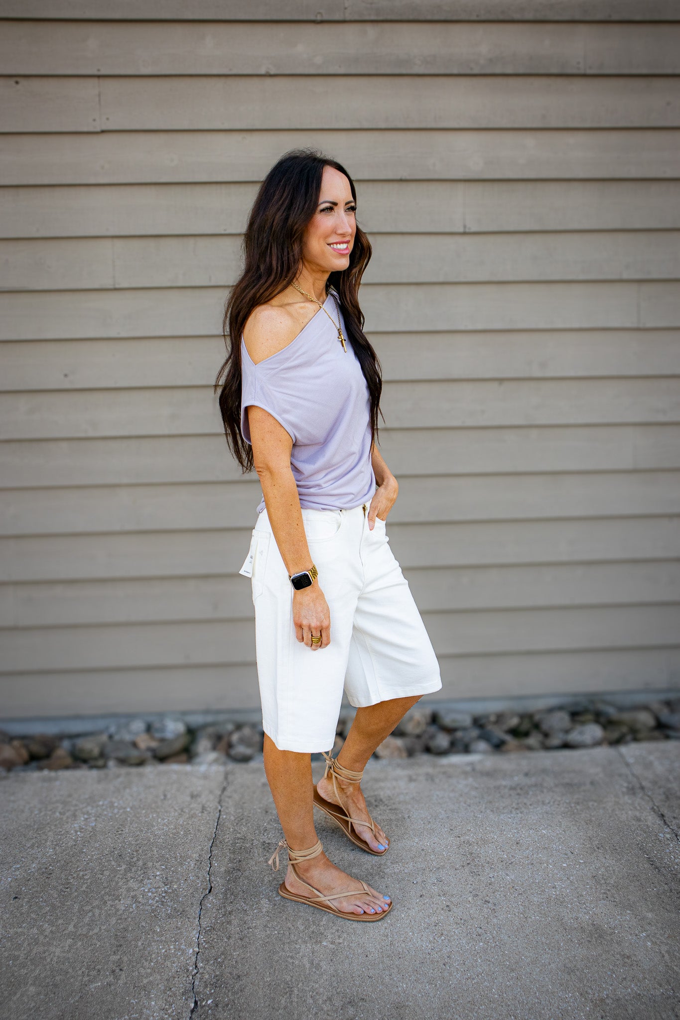 Hidden - Marlin Pearl Baggy Stretch Shorts
