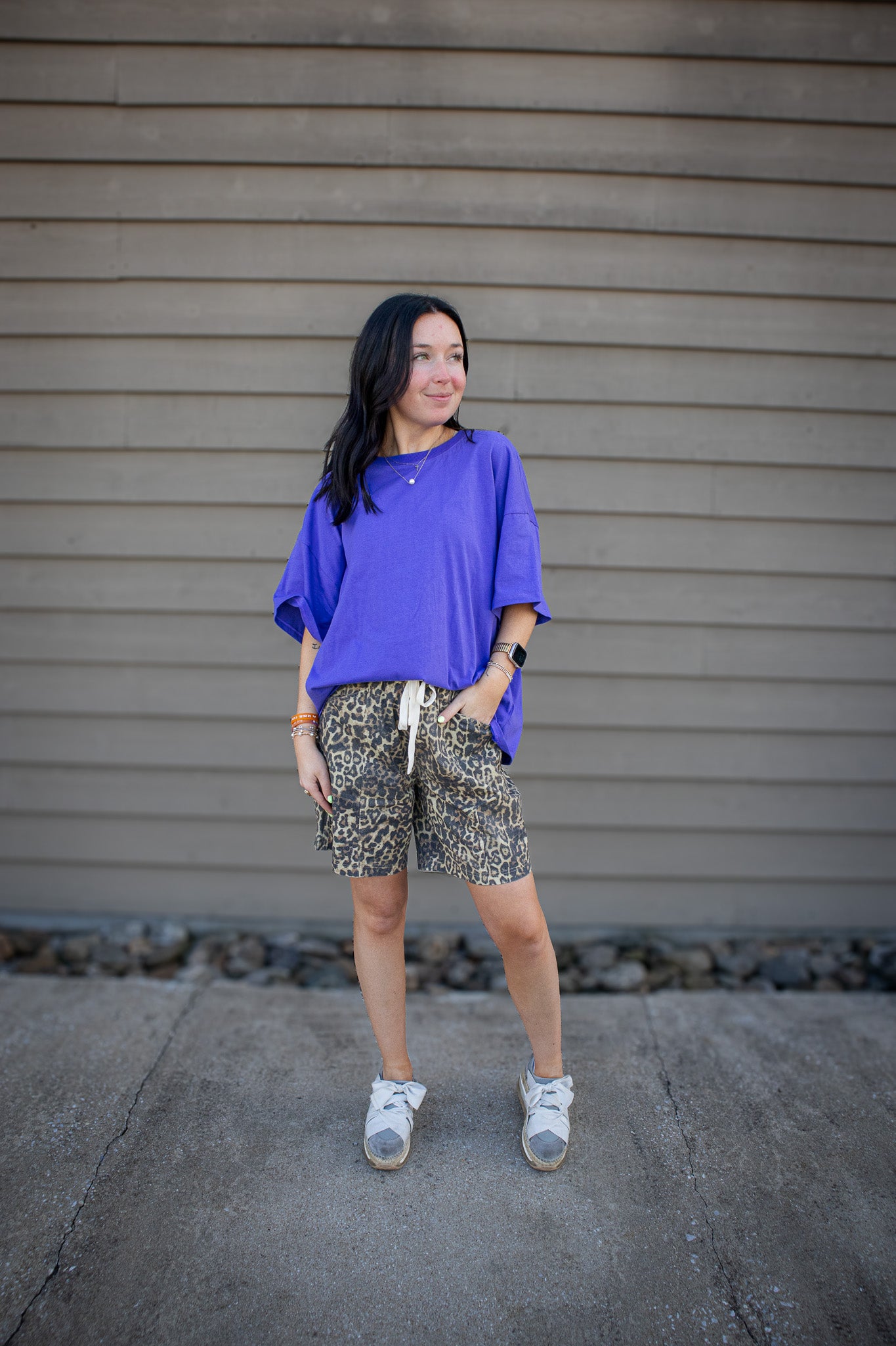 Purple Perfection Oversized Tee