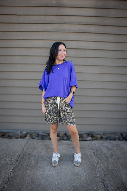 Purple Perfection Oversized Tee