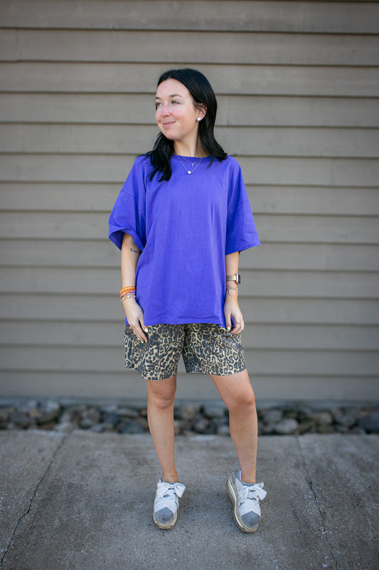 Purple Perfection Oversized Tee
