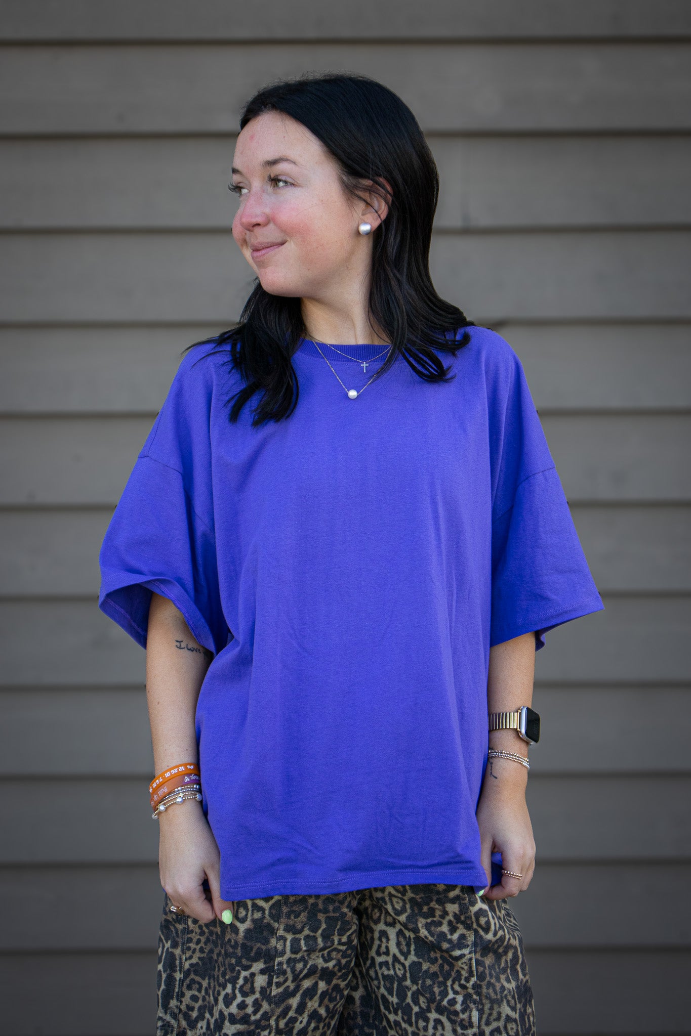 Purple Perfection Oversized Tee
