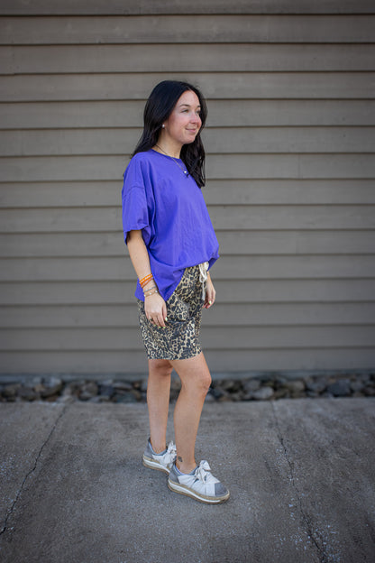 Purple Perfection Oversized Tee