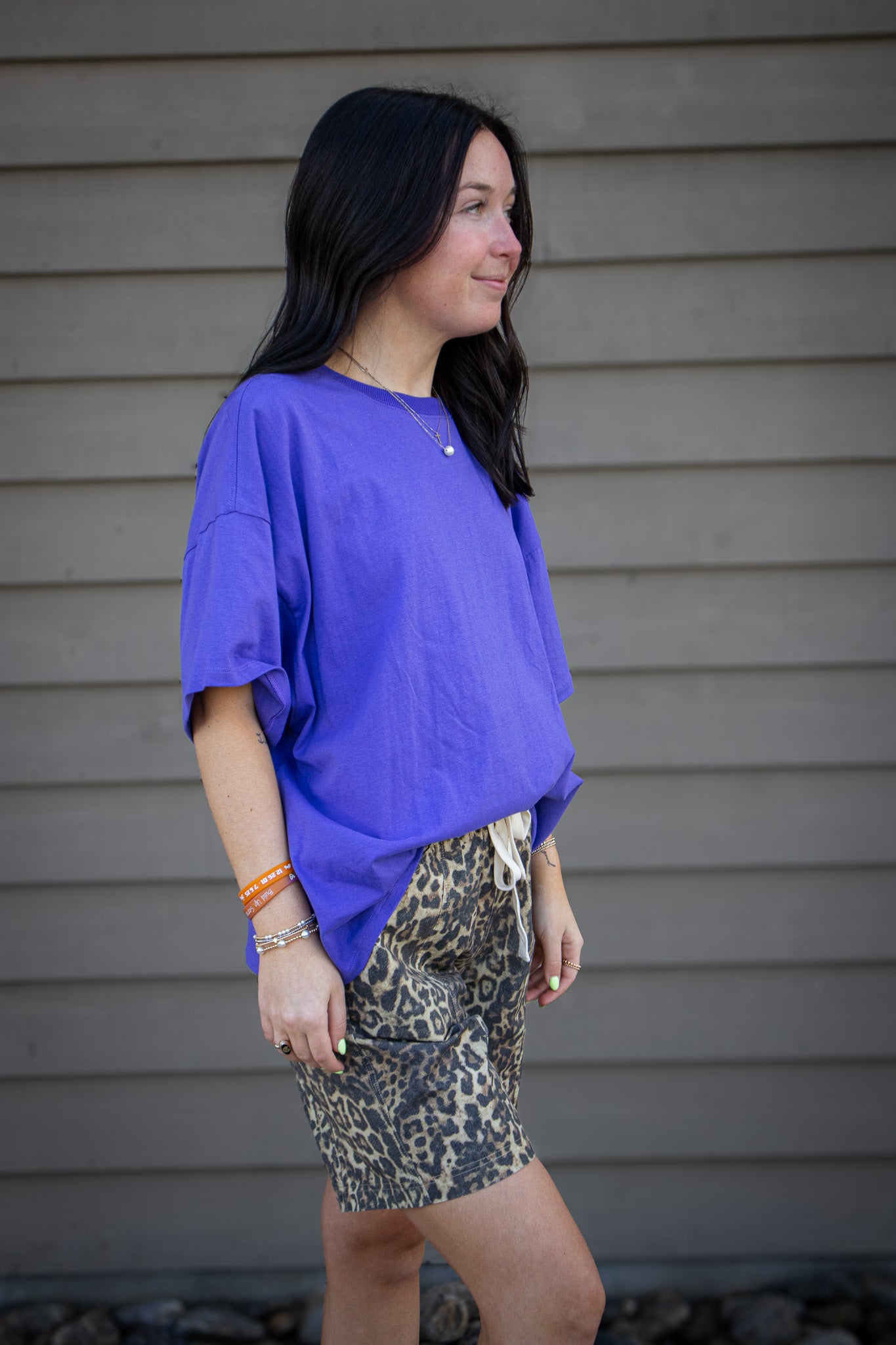 Purple Perfection Oversized Tee