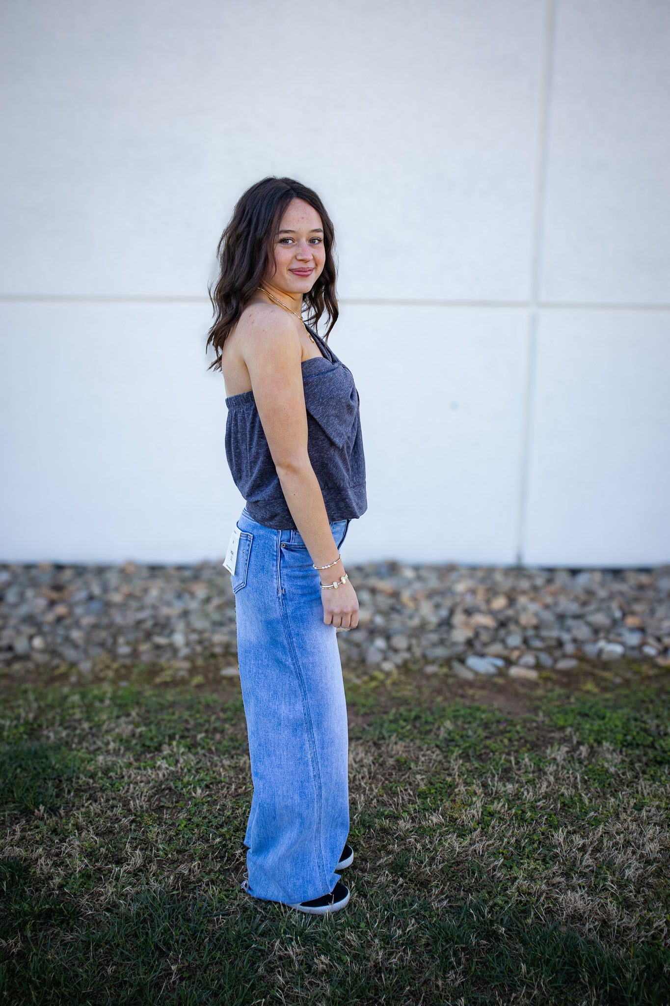 Bow-tastic One Shoulder Top