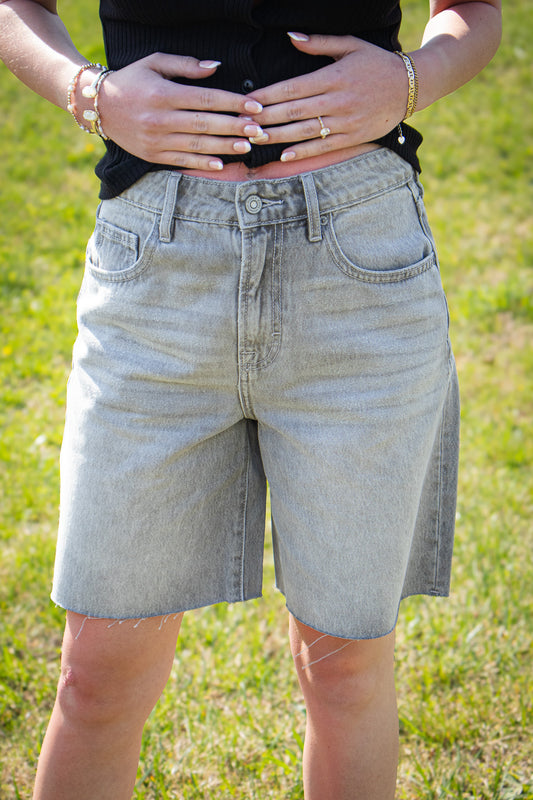 Hidden - Alyx Light Grey Bermuda Shorts