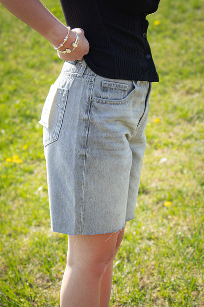 Hidden - Alyx Light Grey Bermuda Shorts