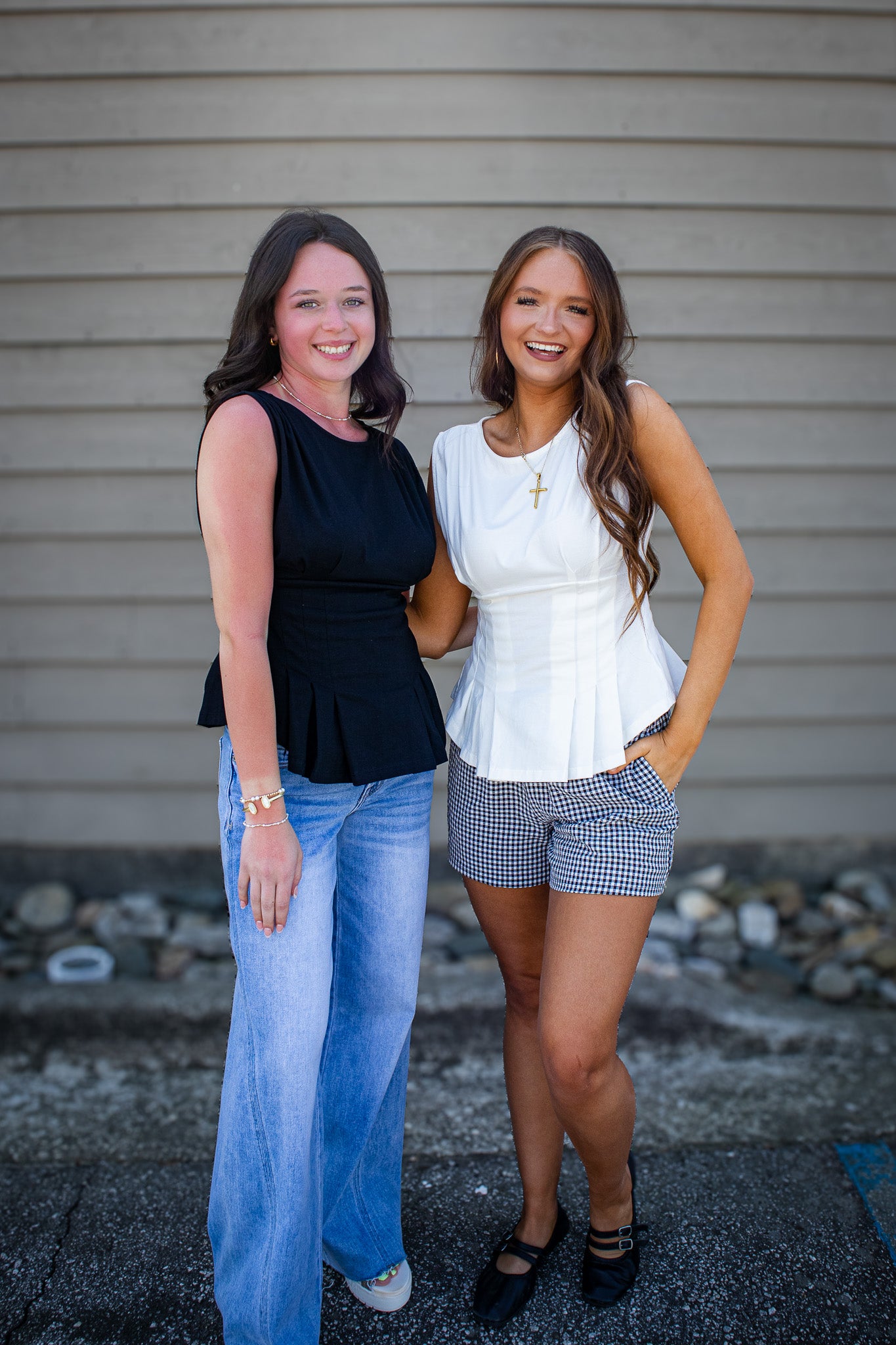 City Chic Tailored Top - WHITE