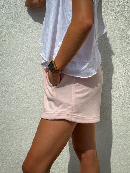 Pretty In Pink Sweat Shorts