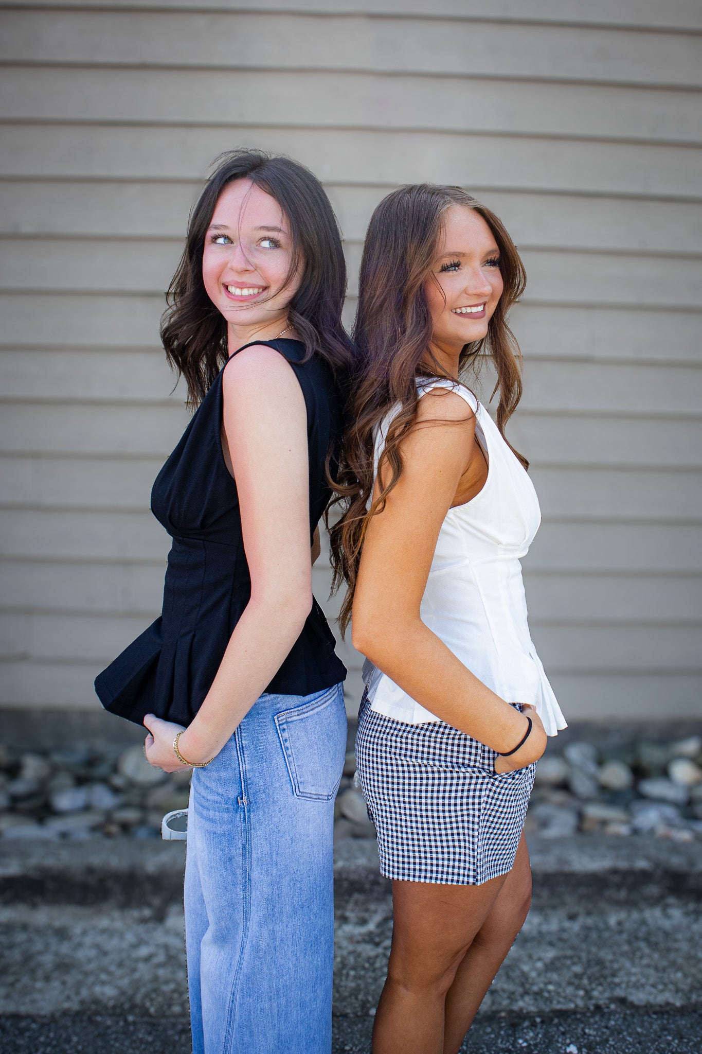 City Chic Tailored Top - WHITE