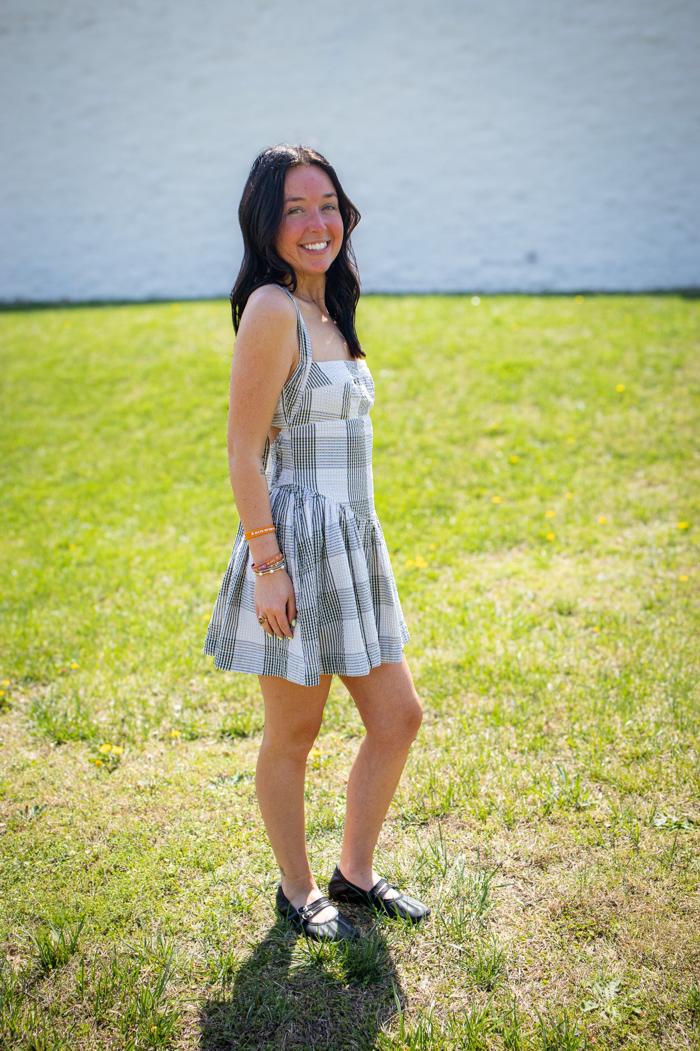 Free People - Laurel Plaid Mini Dress Free People - Laurel Plaid Mini Dress