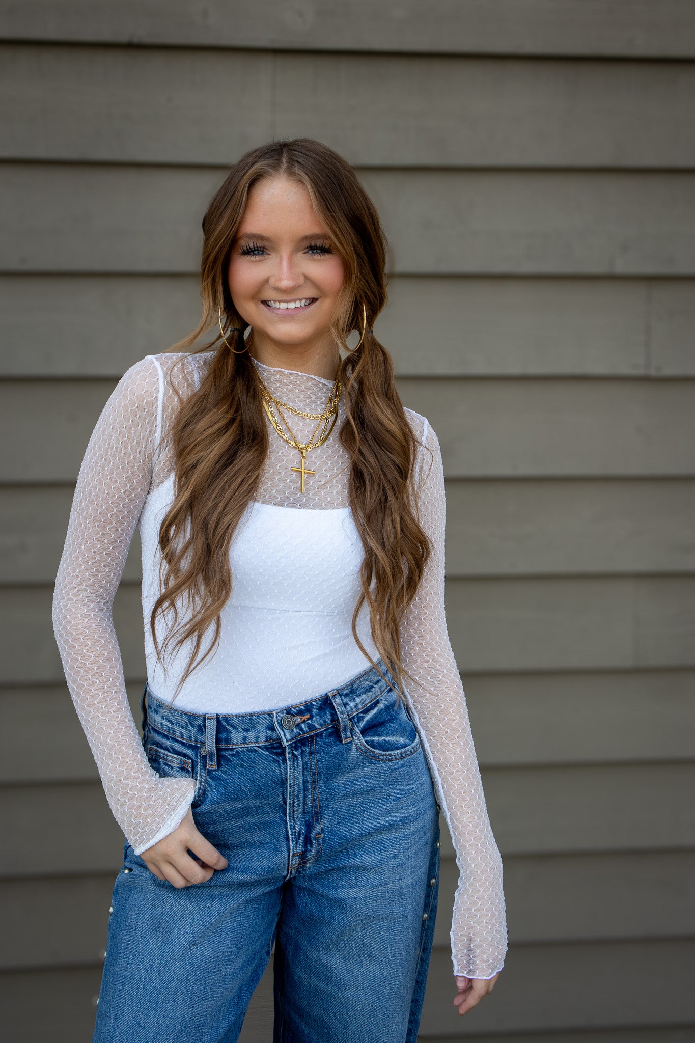 Free People - Minding My Business Top - TEA (WHITE)