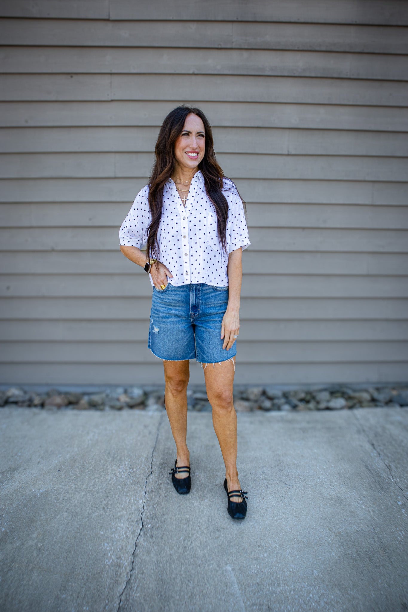Simply Sweet Polka Dot Top