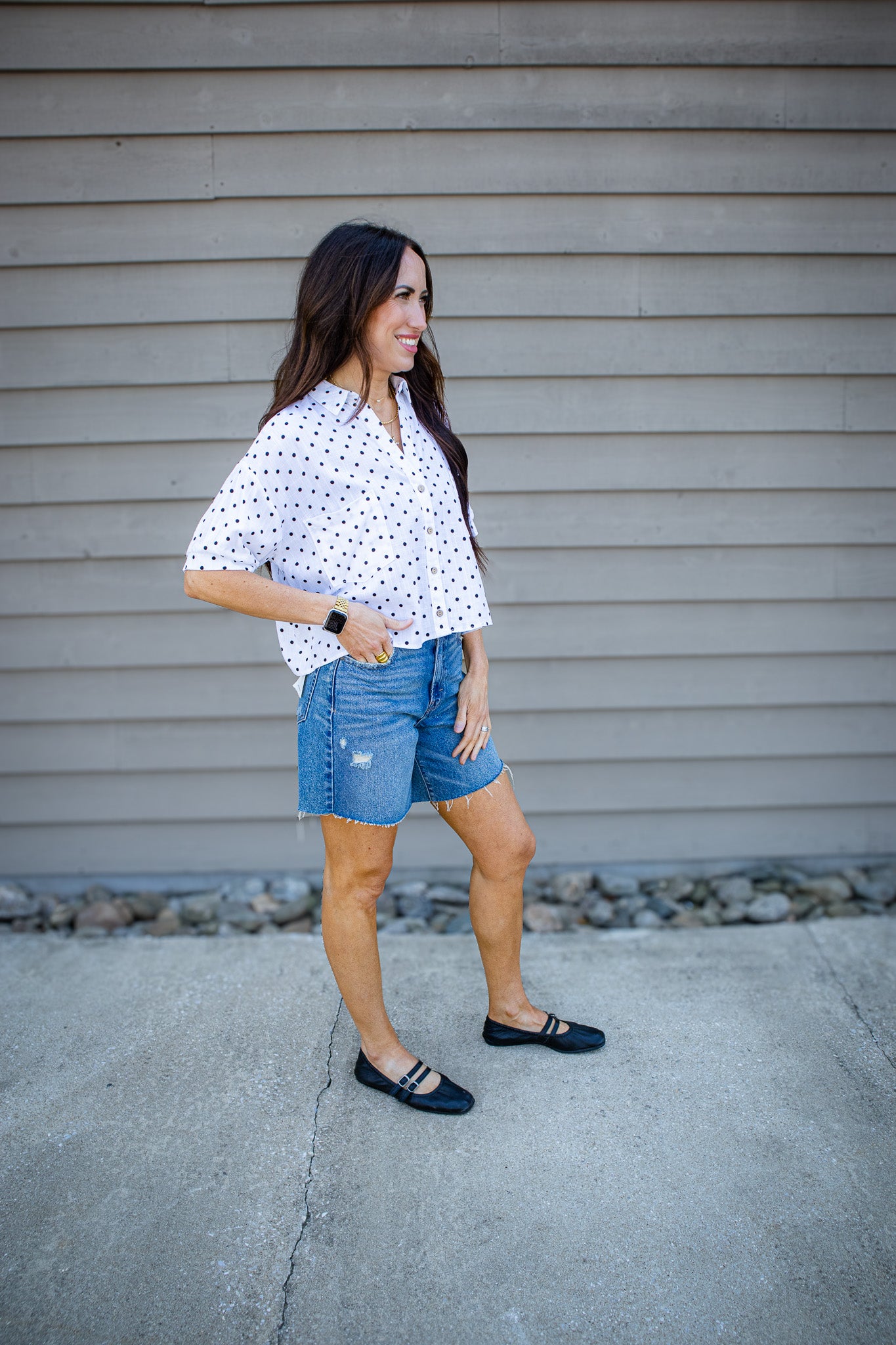 Simply Sweet Polka Dot Top