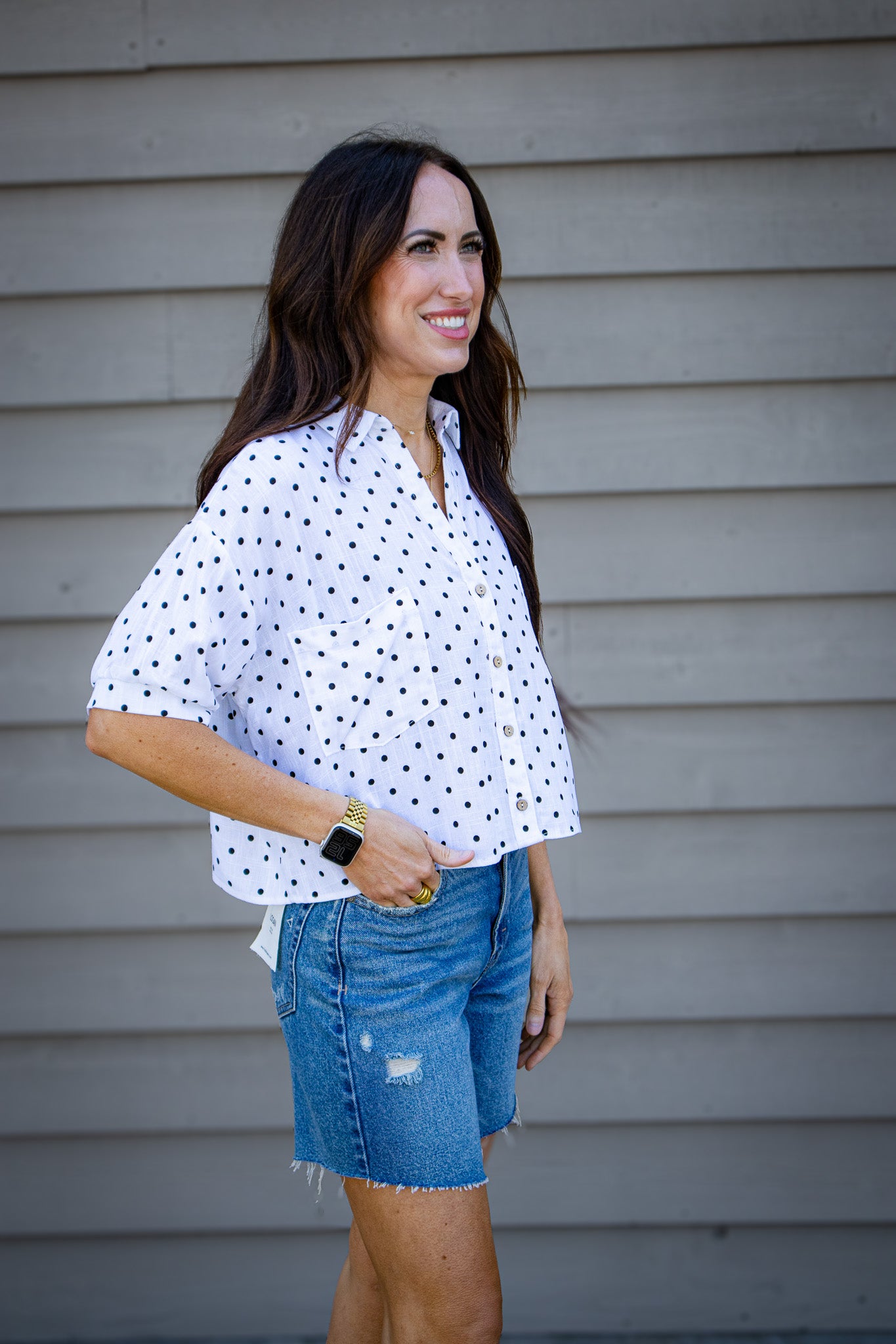 Simply Sweet Polka Dot Top