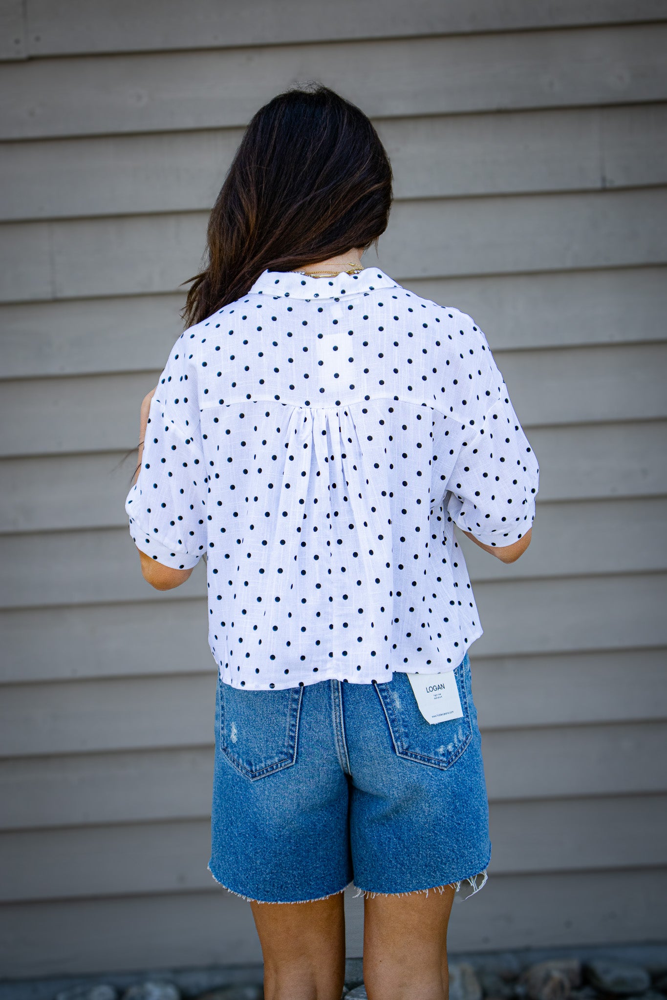 Simply Sweet Polka Dot Top