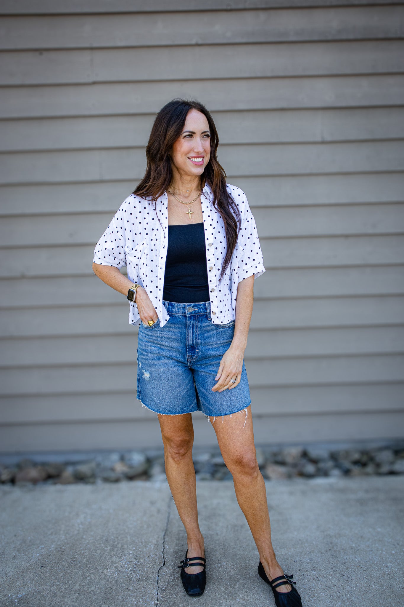 Simply Sweet Polka Dot Top
