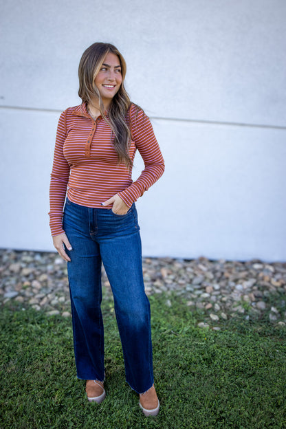Hidden -Logan- Dark Wash High Waisted Dad Jean