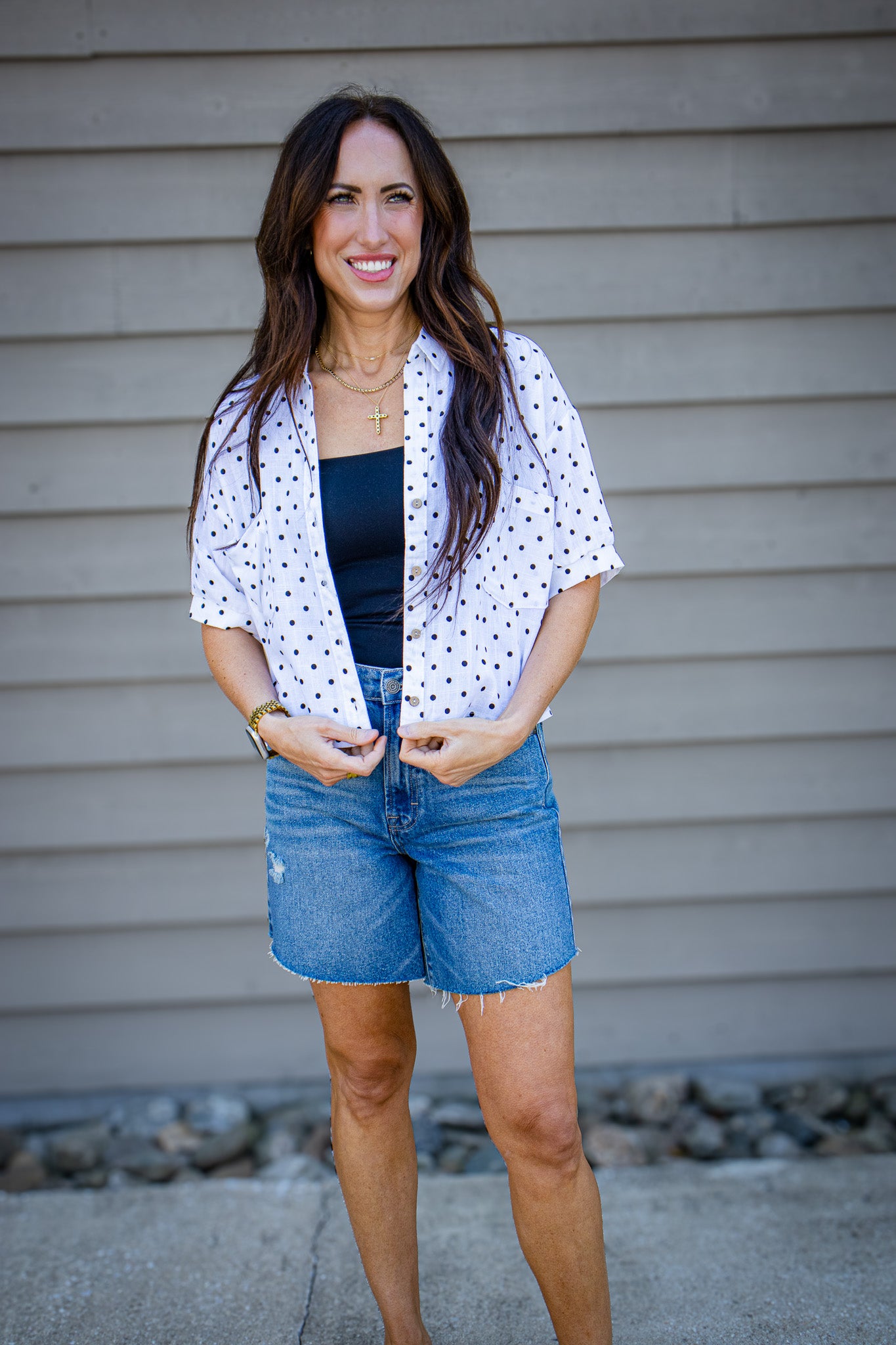 Simply Sweet Polka Dot Top