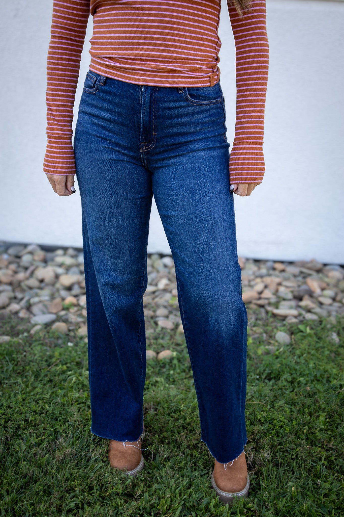 Hidden -Logan- Dark Wash High Waisted Dad Jean