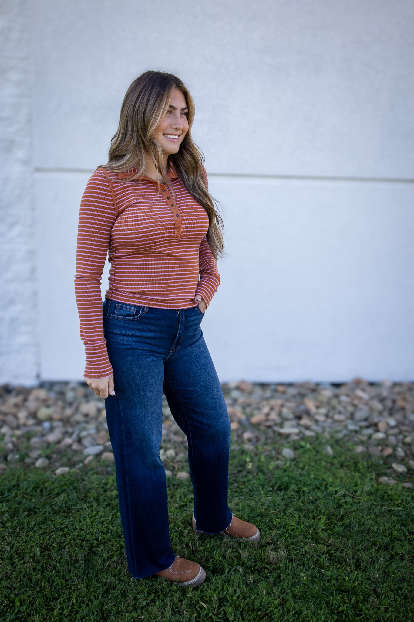 Hidden -Logan- Dark Wash High Waisted Dad Jean