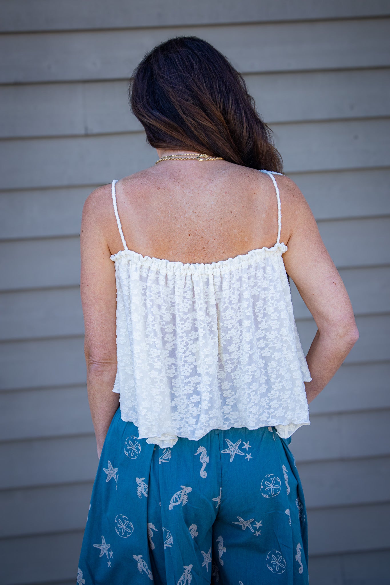 Free People - Briana Tank - SUGAR SWIZZLE - Ivory