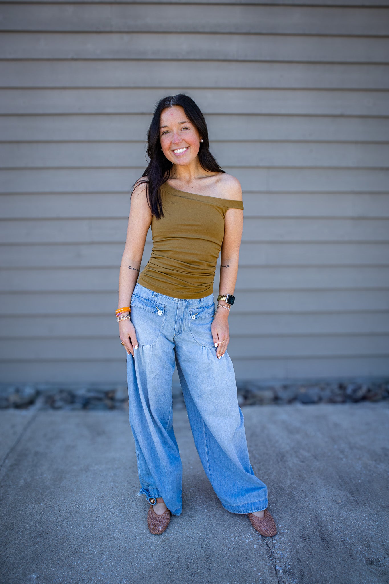Free People - Round Two Seamless Asymmetrical Tank - MOSSWOOD