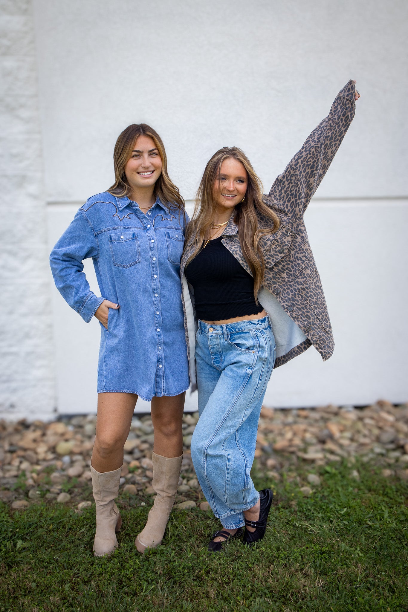 Hidden - ABBEY -  Cheetah Print Oversized Shacket