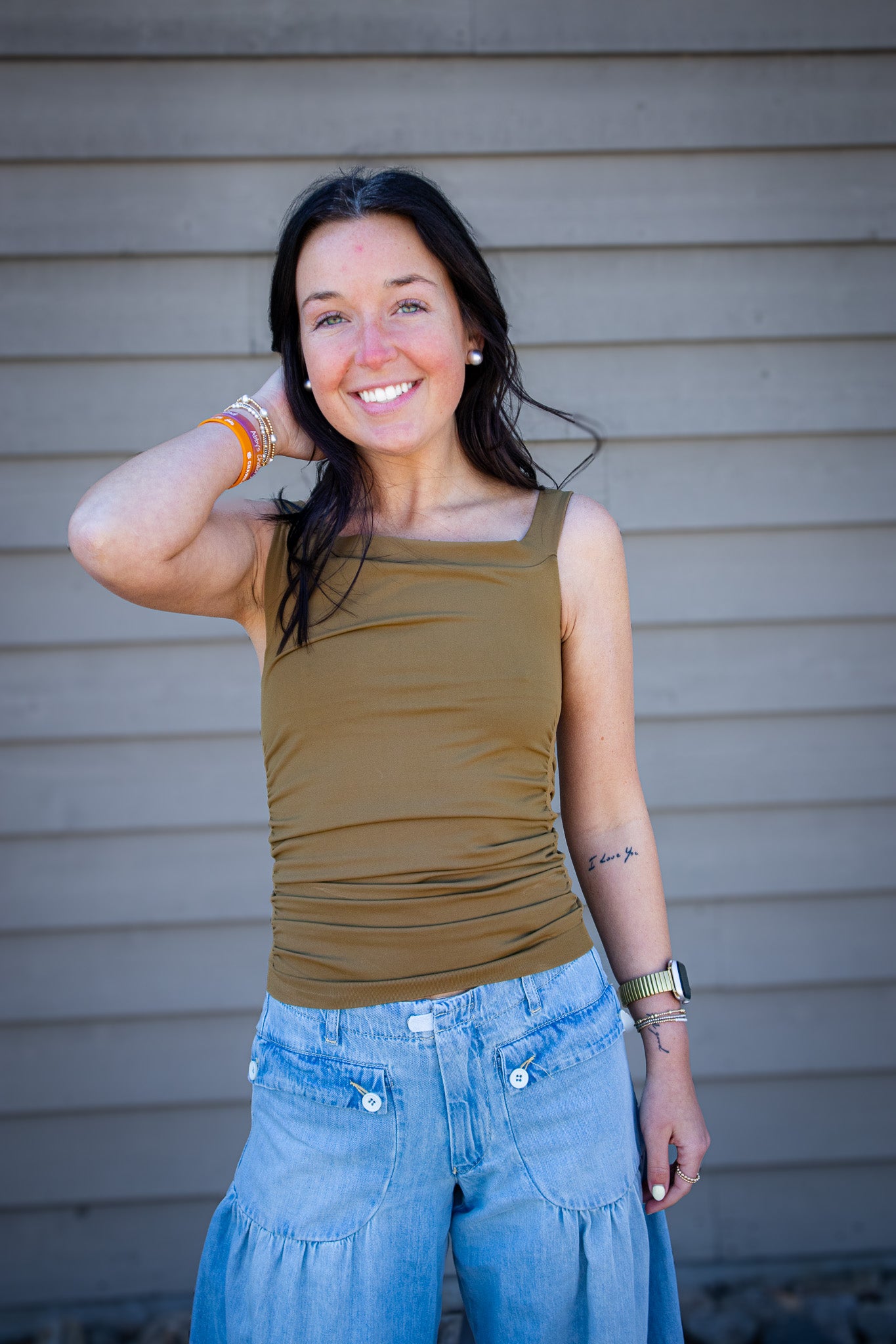 Free People - Round Two Seamless Asymmetrical Tank - MOSSWOOD