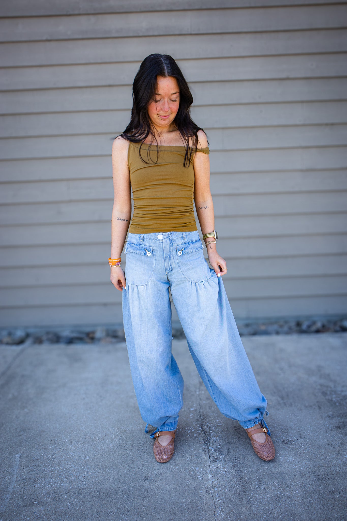 Free People - Round Two Seamless Asymmetrical Tank - MOSSWOOD