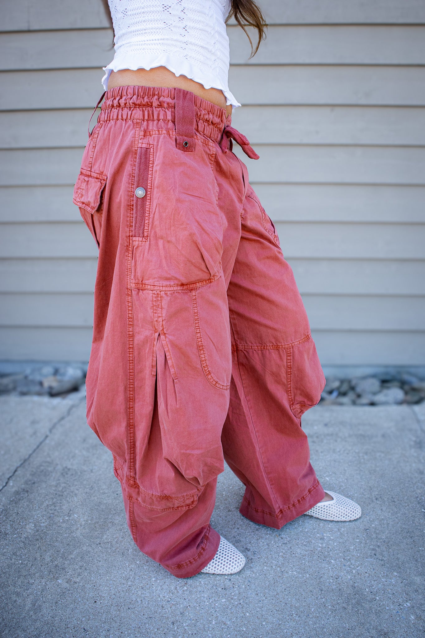 Free People We The Free Onset Cargo Parachute Pants – Paper Lantern