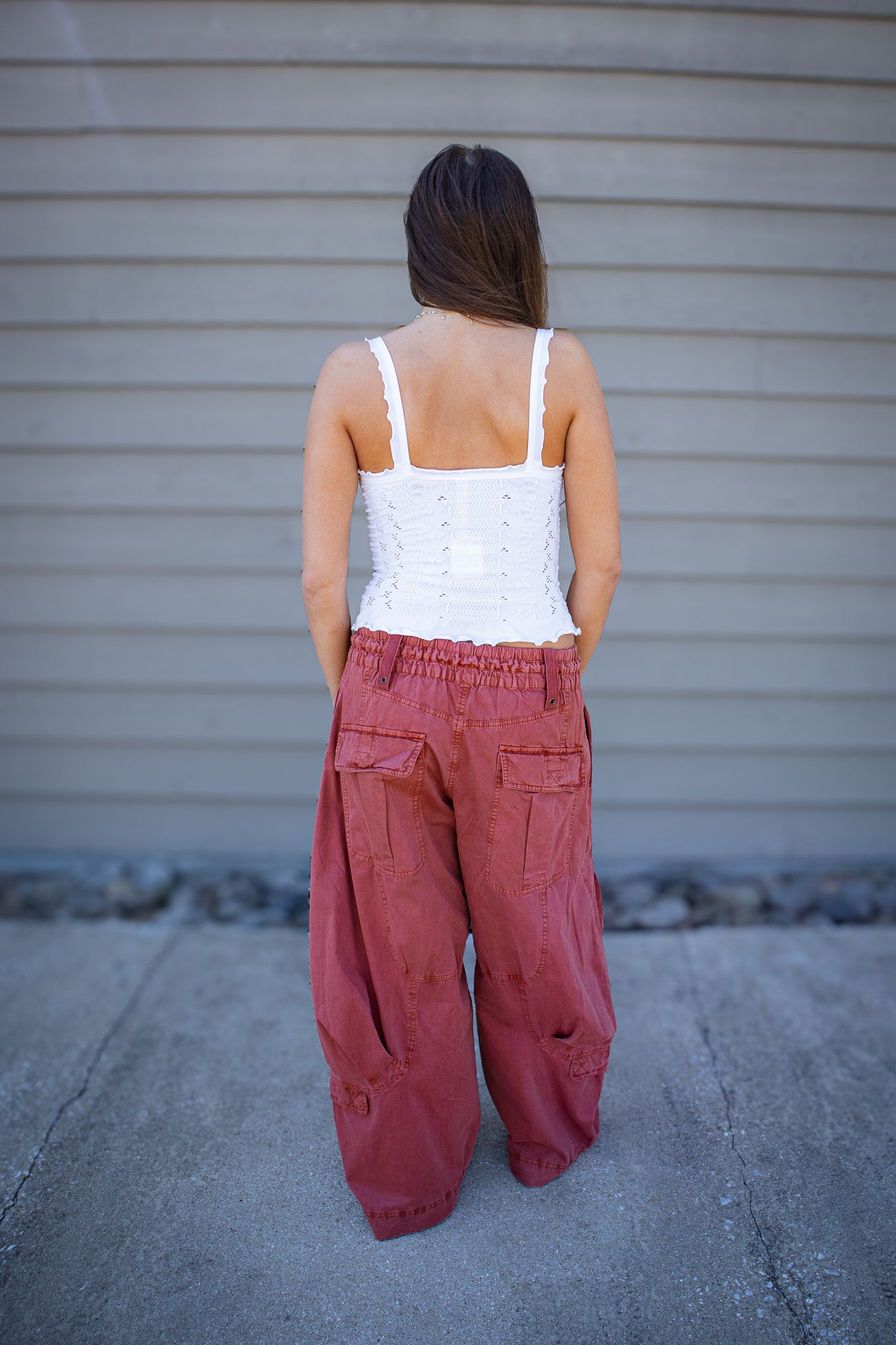 Free People - So Soft Frill Square Neck Tank - CLEAN IVORY
