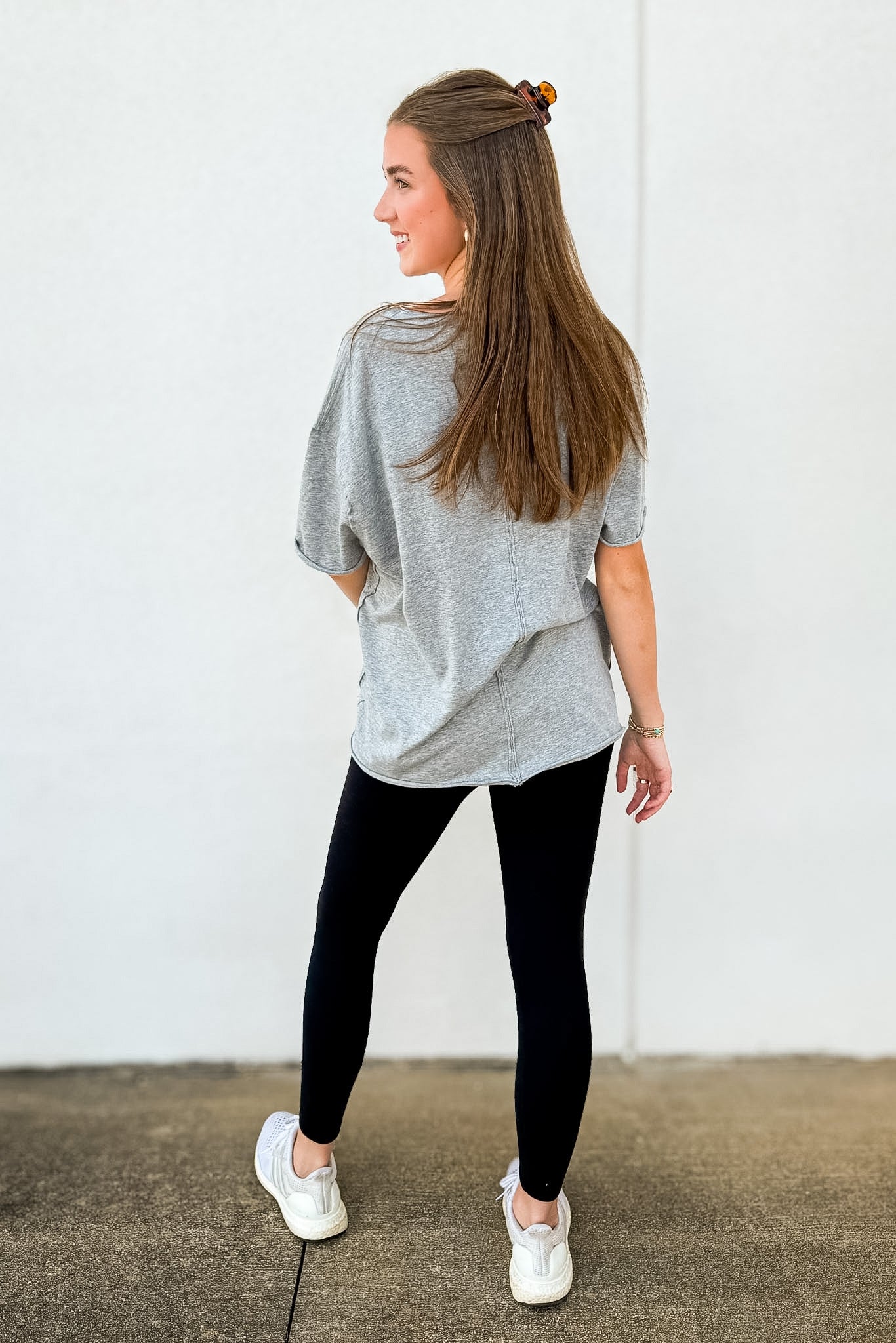 Everyday Essential High-Rise Leggings - BLACK