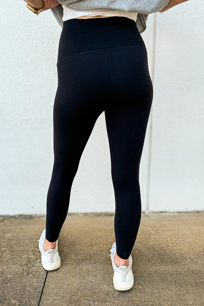 Everyday Essential High-Rise Leggings - BLACK