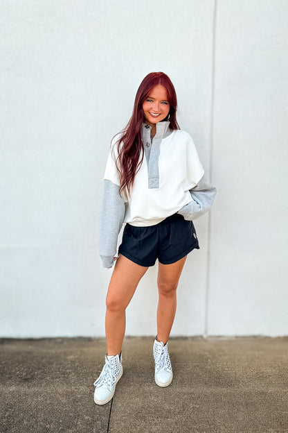 Free People - On The Go Run Shorts - Black